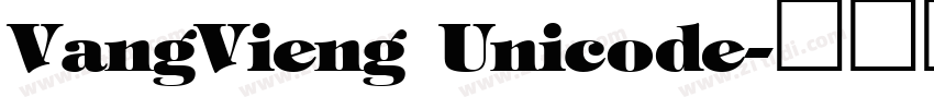 VangVieng Unicode字体转换